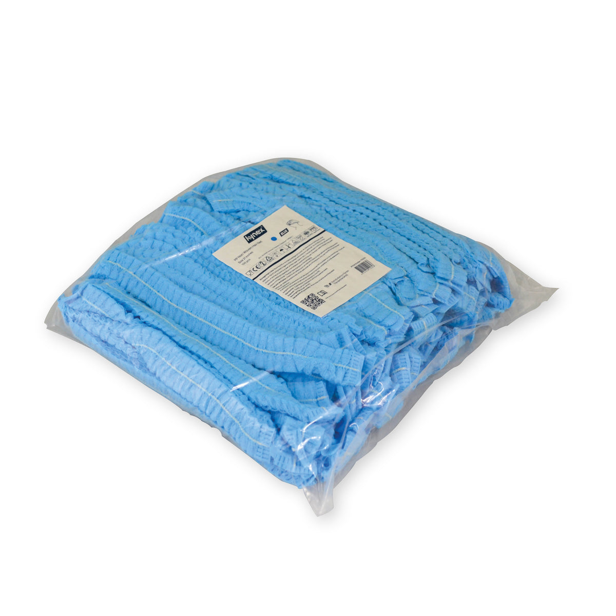 Hynex - Haarnet clip non-woven blauw pp 100 stuks
