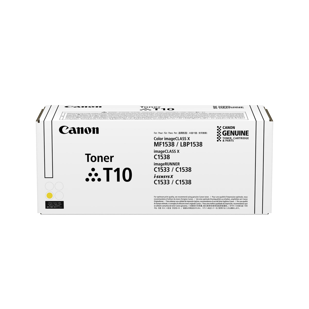 Canon - Tonercartridge t10 geel