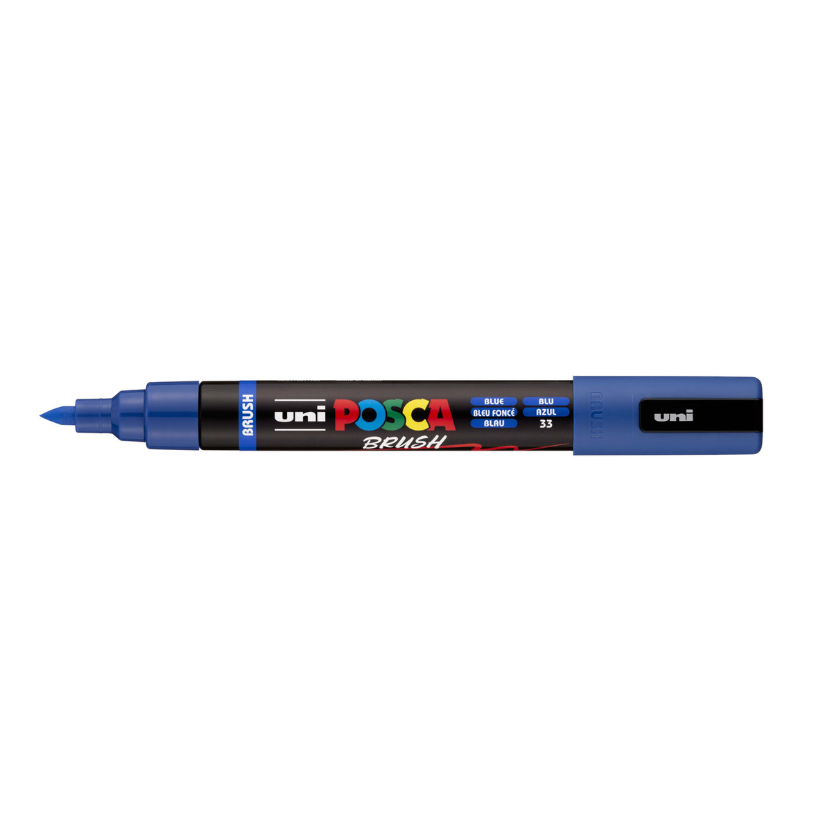 Posca - Paintmarker uni pc-5br brushpunt m donkerbl | 6 stuks