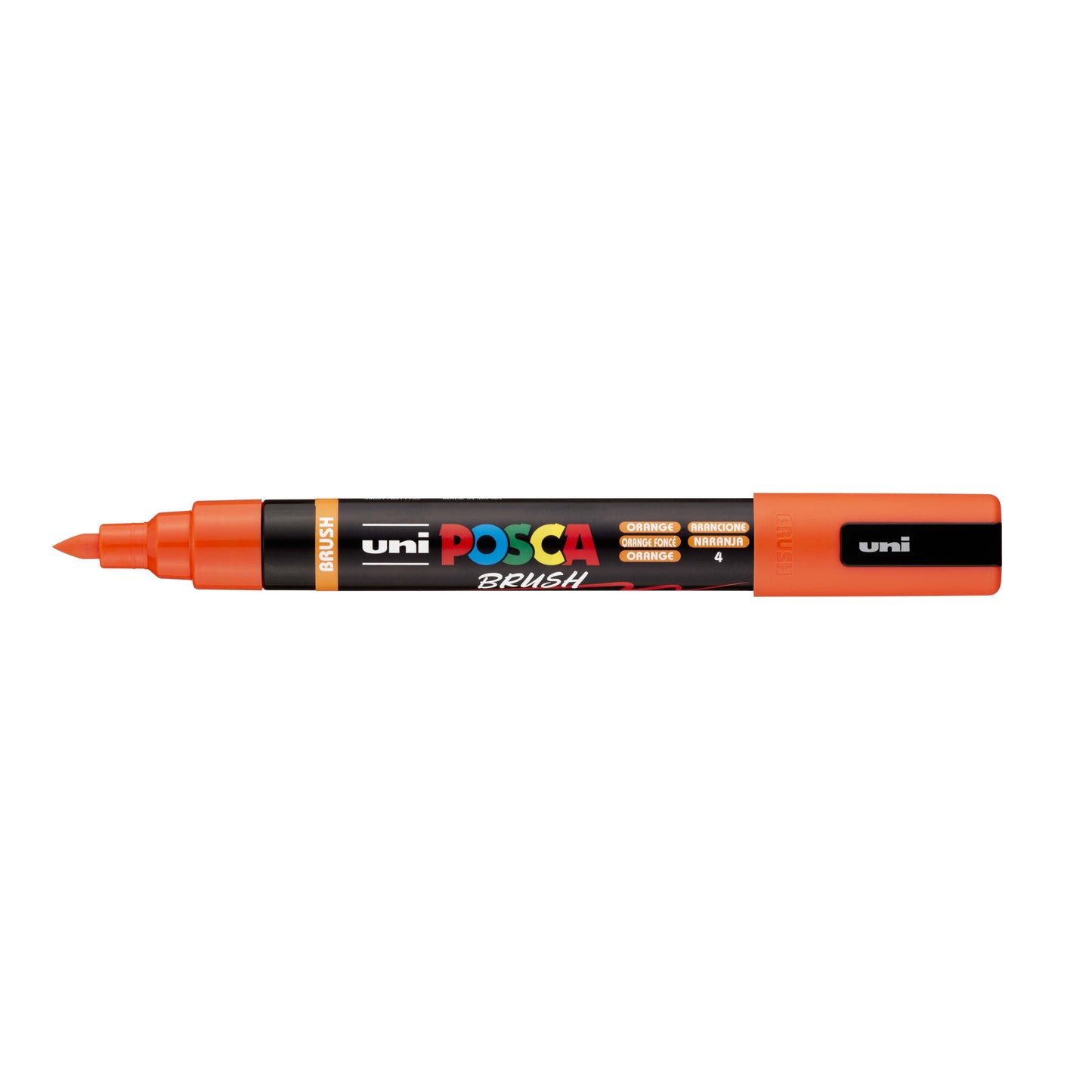 Posca - Paintmarker uni pc-5br brushpunt m oranje | 6 stuks
