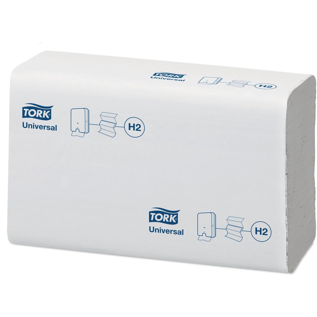 Tork - Xpress Handtuch, mehrfach gefaltet, 237 Blatt, 2-lagig, System H2 Universal, weiß