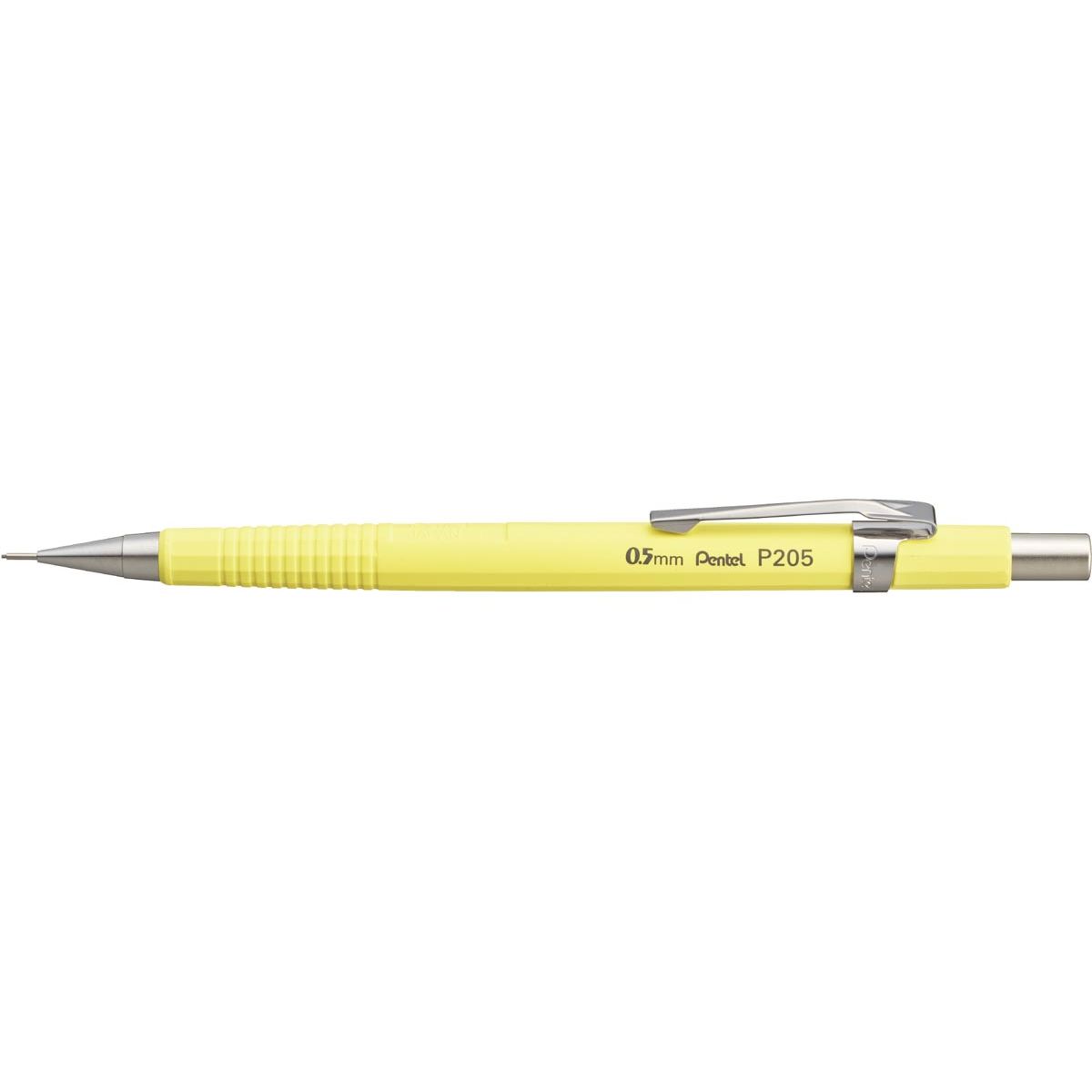 Pentel - Druckbleistift für Bleistiftminen: 0,5 mm, pastellgelber Schaft