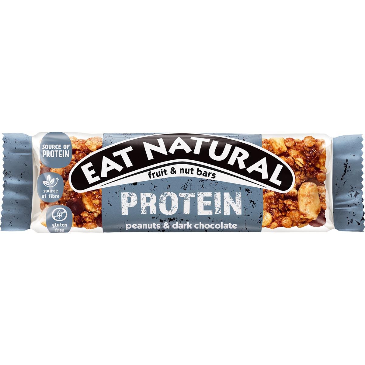 Eat Natural - Riegel, Protein mit Erdnüssen und dunkler Schokolade, 40g