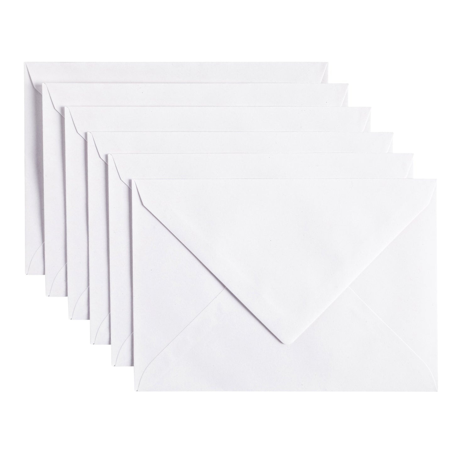 Papicolor - Briefumschlag C6 114x162mm kraftweiß Packung mit 6 Stück
