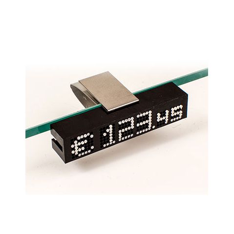 Klika - Stainless Shelfholder prijsmodule 10st