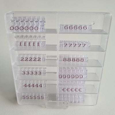 Klika - Preiskassette Vitrine 6mm transparent/braun 3 Stück