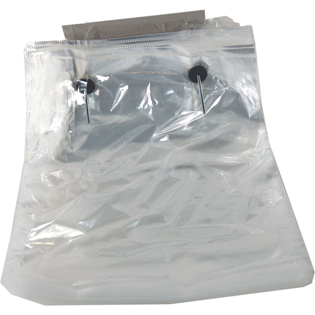 Klika - Tasche | Bügeltasche | LDPE | 28x30cm | 25my | Halber Laib | transparent | 2000 Stück