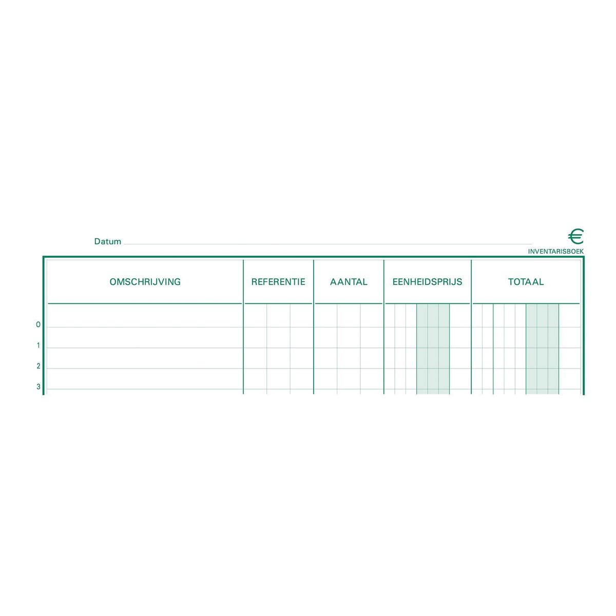 Exacompta – Inventar, ft 32 x 19,5 cm, Niederländisch