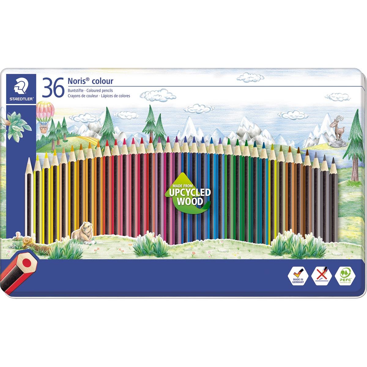 Staedtler - Staedler Buntstifte Noris Color, Metallbox 36 Stück