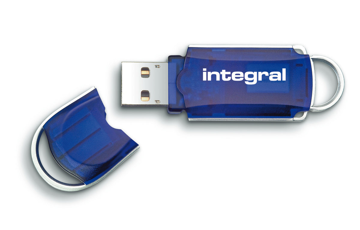 Integral - INFD128OUR USB flash drive 128 GB USB Type-A 2.0 Blauw, Zilver