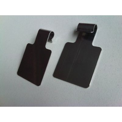 Klika - Scanfahne Metall 25x25mm für Doppelstift7 Stück