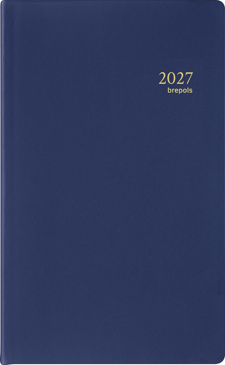 Brepols - Agenda Building Seta 6 Sprachen, blau, 2026