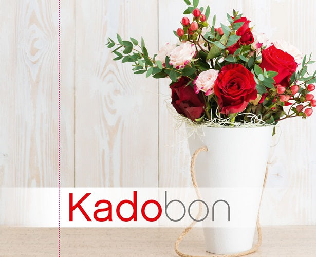 Klika - Cadeaubon bedrukt vaas bloemen 25 stuks