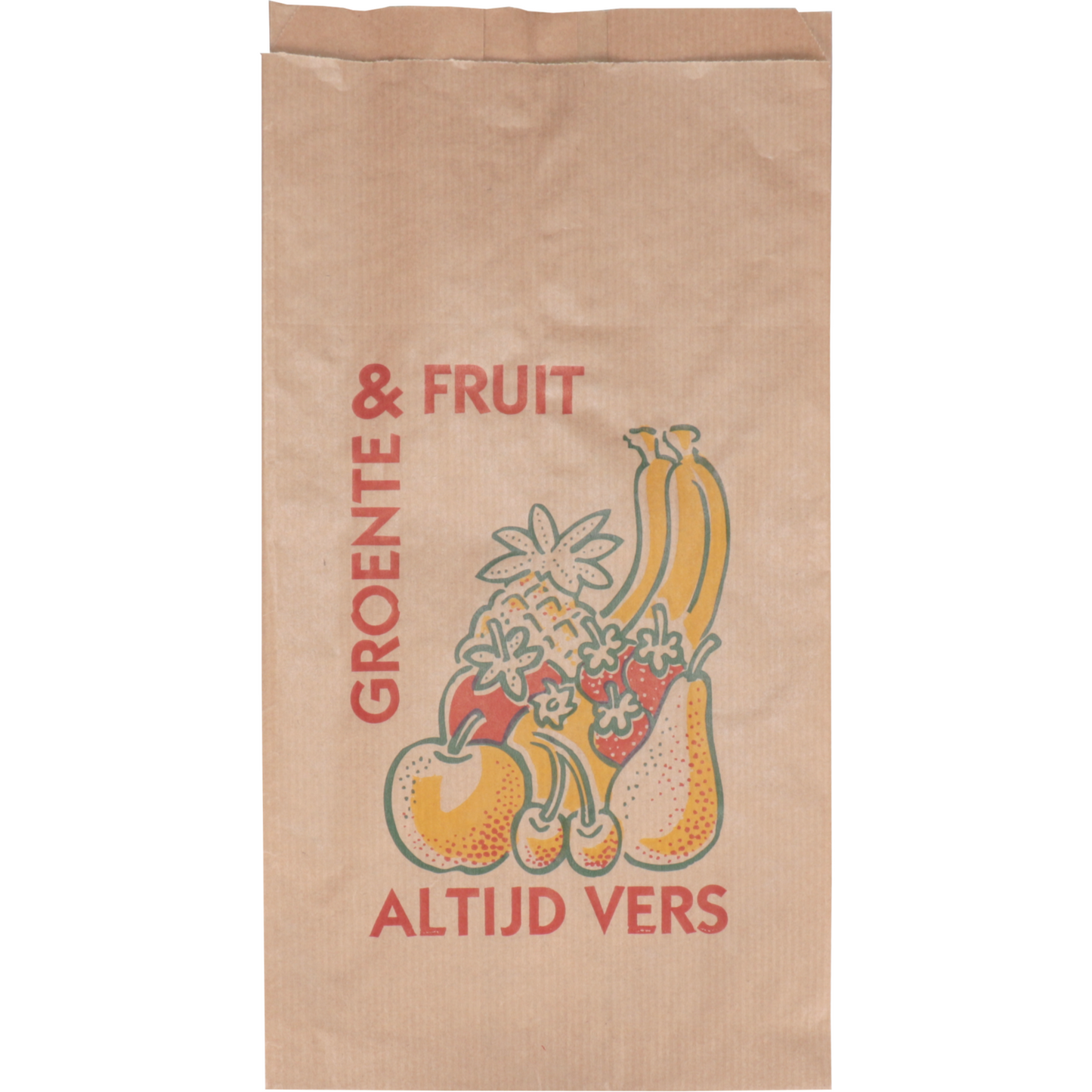 Klika - Tasche | Obstbeutel | Papier | Nr. 2 | 2 Pfund | 16/ 10x30,5cm | Immer frisch | braun | 10 kg