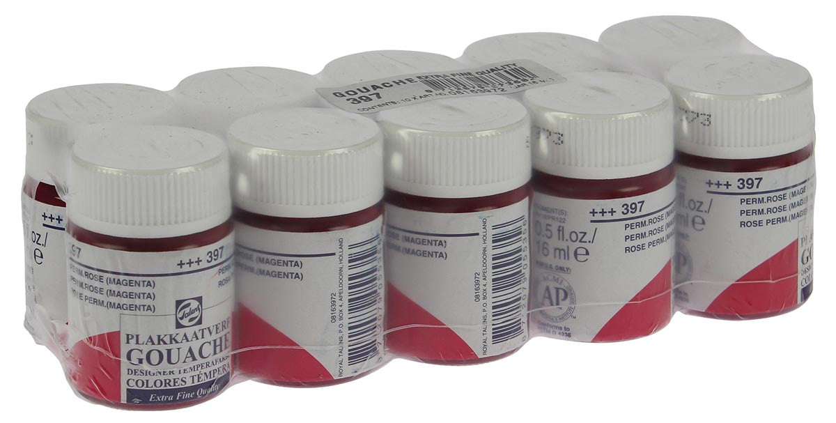 Talens – Gouache Extra Fine 16 ml Flasche, permanentes Rosa (Magenta)