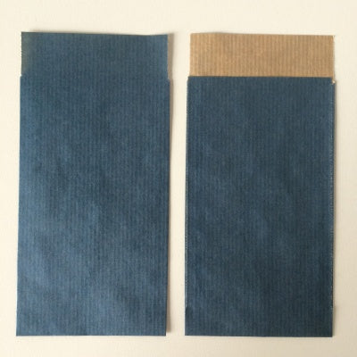 Klika - Kraftbeutel blau 17x25 cm 200 Stück 5 Stück