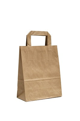 Klika - Tragetaschen braun Kraft 18/9x22cm 400St 2 Stück