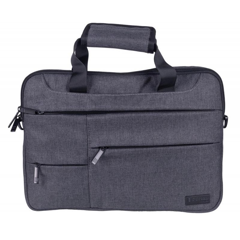 DONAU TRAVEL - Laptoptasche Budapest, 3 l, 14 Zoll, grau