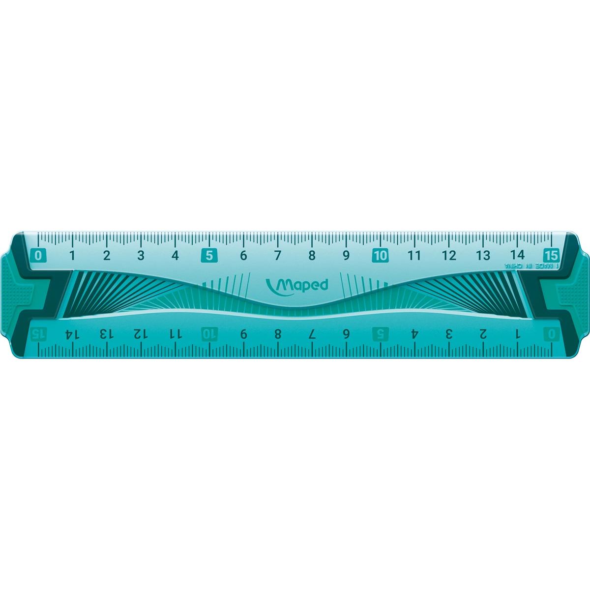 Maped - Lamelle Flex unzerbrechlich 15 cm, mit doppelter Teilung