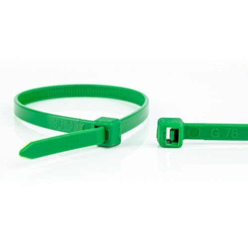 Klika - Cable-ties 300x4.8 groen 100 stuks