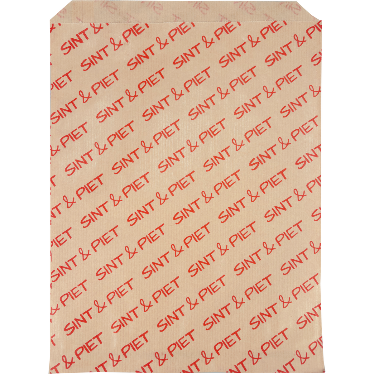 Klika - Zak | Fourniturenzak | Papier | 22x29cm | Sint Piet | bruin/rood | 1000 stuks