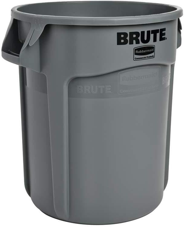Rubbermaid Handelsprodukte - Abfallbehälter Brute, ohne Deckel, 76 Liter, grau