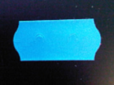Klika - Etiket 2612 blauw permanent 54.000