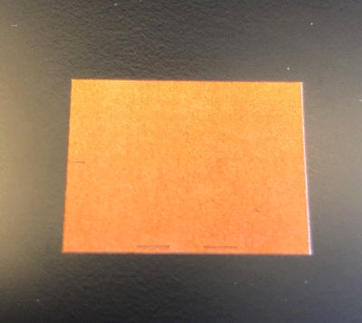 Klika - Etiket 2619 oranje permanent rechthoek