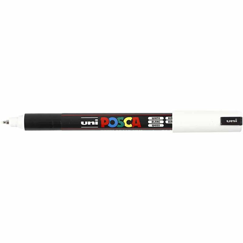 Posca - Paintmarker Uni PC1MR extra fein weiß