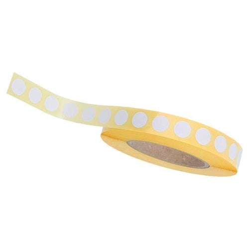 Klika - Etiket 12 mm rond wit 1000 rol