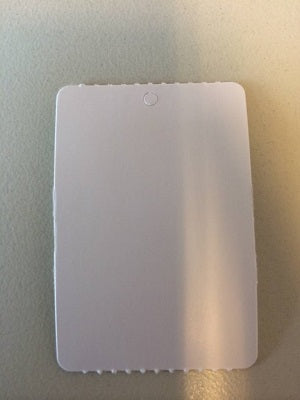 Klika - Hängeetiketten auf Rolle 40x60 mm weiß, ungelocht 11 Stück