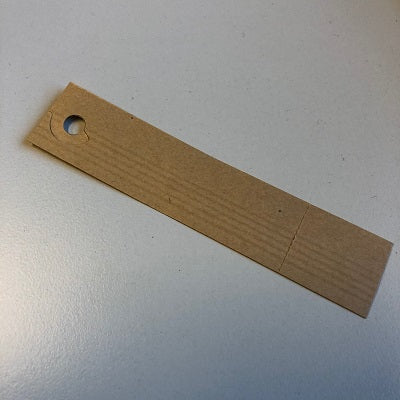 Klika - Label kraft onbedrukt 28x130mm 500 stuks