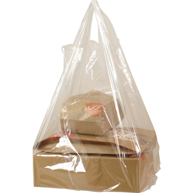 Klika - Tasche | LDPE | 27x6x47cm | Hemd-Einkaufstasche | transparent | 1000 Stück
