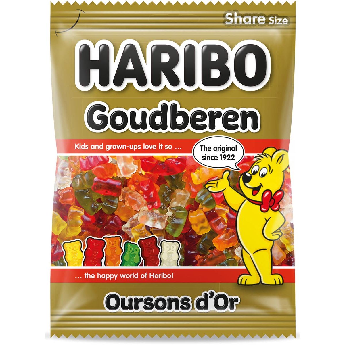 Haribo - Bonbon-Goldbären, Beutel mit 185 g