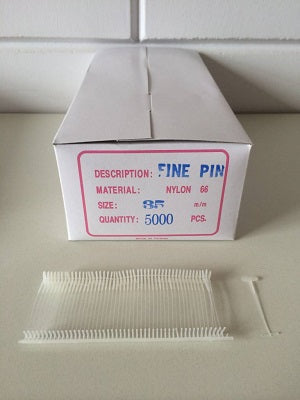 Klika - Nylon-Textilstifte 35mm fein 5.000 Stück 12 Stück