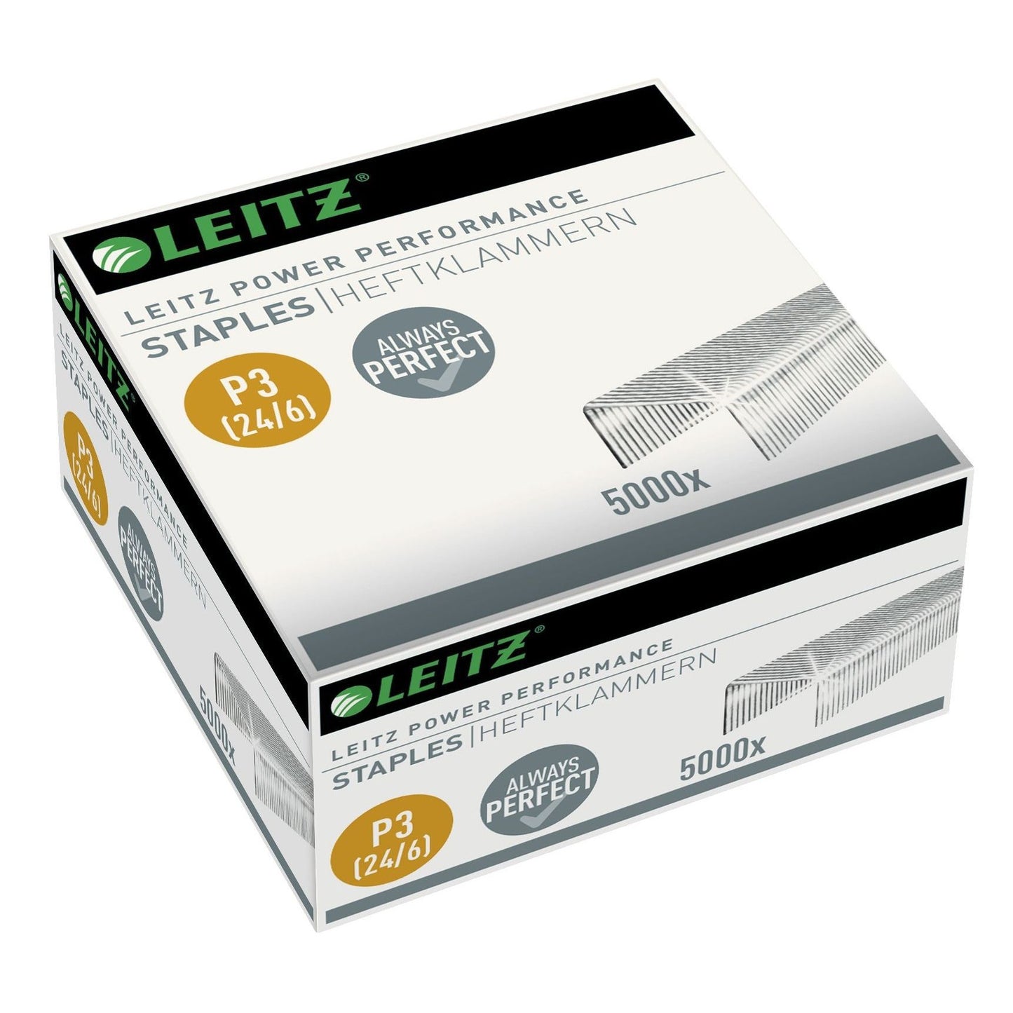 Leitz - Heftklammern P3 24/6 verzinkt 5000 Stück