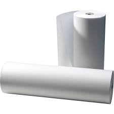 Klika – Kraftpapier auf Rolle 50 cm, 45 Gramm, gebleichtes weißes Kraftpapier, ca. 440 Meter