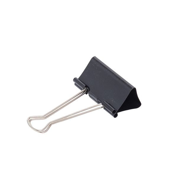 MAUL - Büroklammer 213 Foldback 50mm schwarz 12 Stück