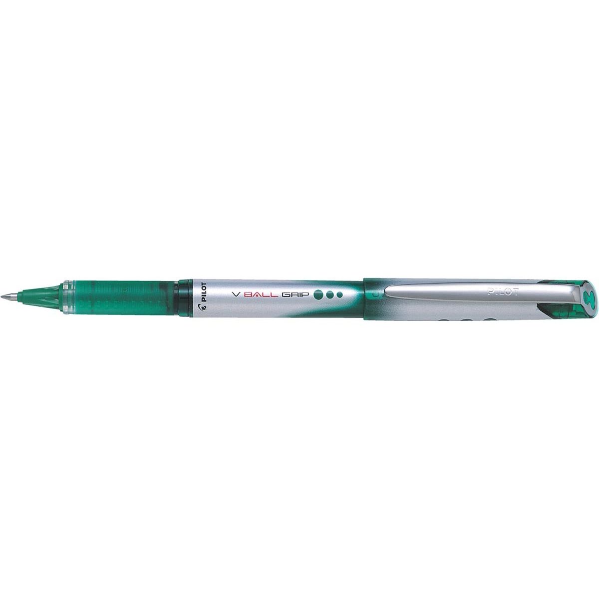 Pilot - Roller V-BALL Grip, mittlere Spitze 0,7 mm, grün