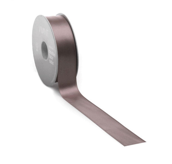 Satinband PREMIUM Double Face 25 mm x 25 Meter dunkelrosa