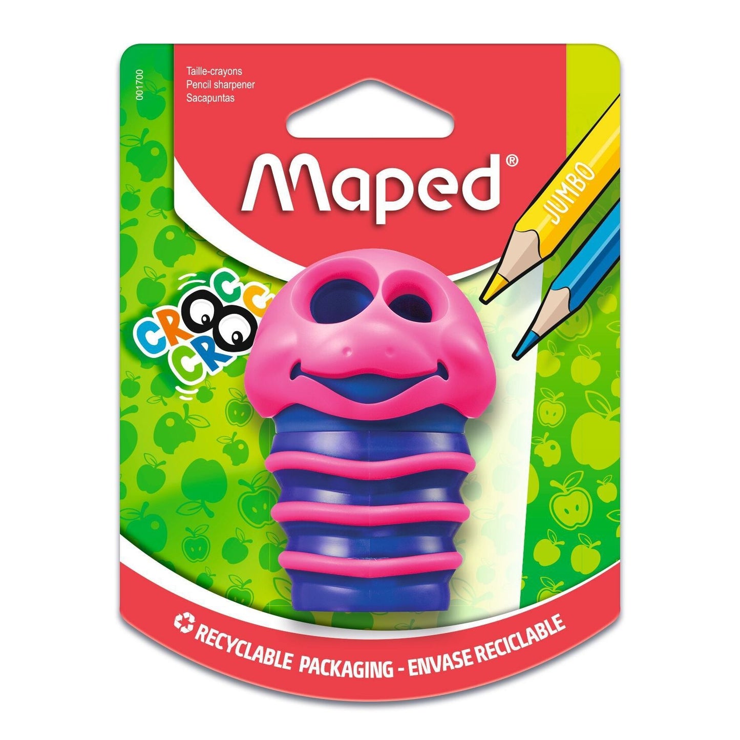 Maped - Croc Croc Bug 2-Loch Bleistiftspitzer sortiert