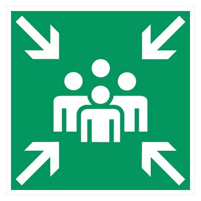 Klika - Pictogram Verzamelplaats bij calamiteit