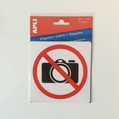 Klika - Pictogram Verboden voor gebruik camera