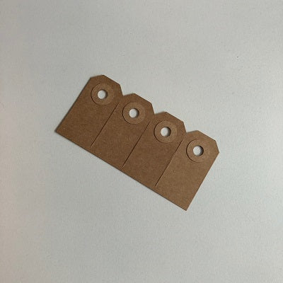 Klika - Öko-braune Etiketten 25x50 mm / Nr. 0 1000 Stück 8 Stück