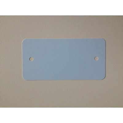 Klika - PEM labels 64x118mm lichtblauw2xgat rond