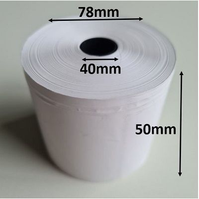 Klika - Thermorolle 50x78x40 mm weiß BPA-frei 80 Stück