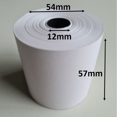 Klika - Thermorolle 57x54x12 mm weiß BPA-frei 130 Stück