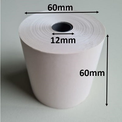 Klika - Thermorolle 60x60x12 mm weiß BPA-frei 90 Stück
