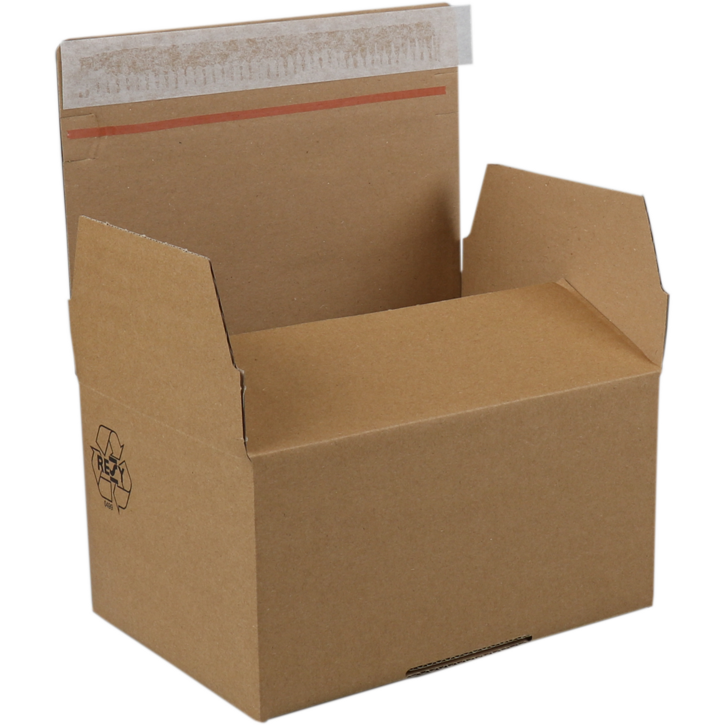 SendProof® - Postpaketkasten | Wellpappe | 400x260x260mm | mit Autolock | braun | 10 Stück