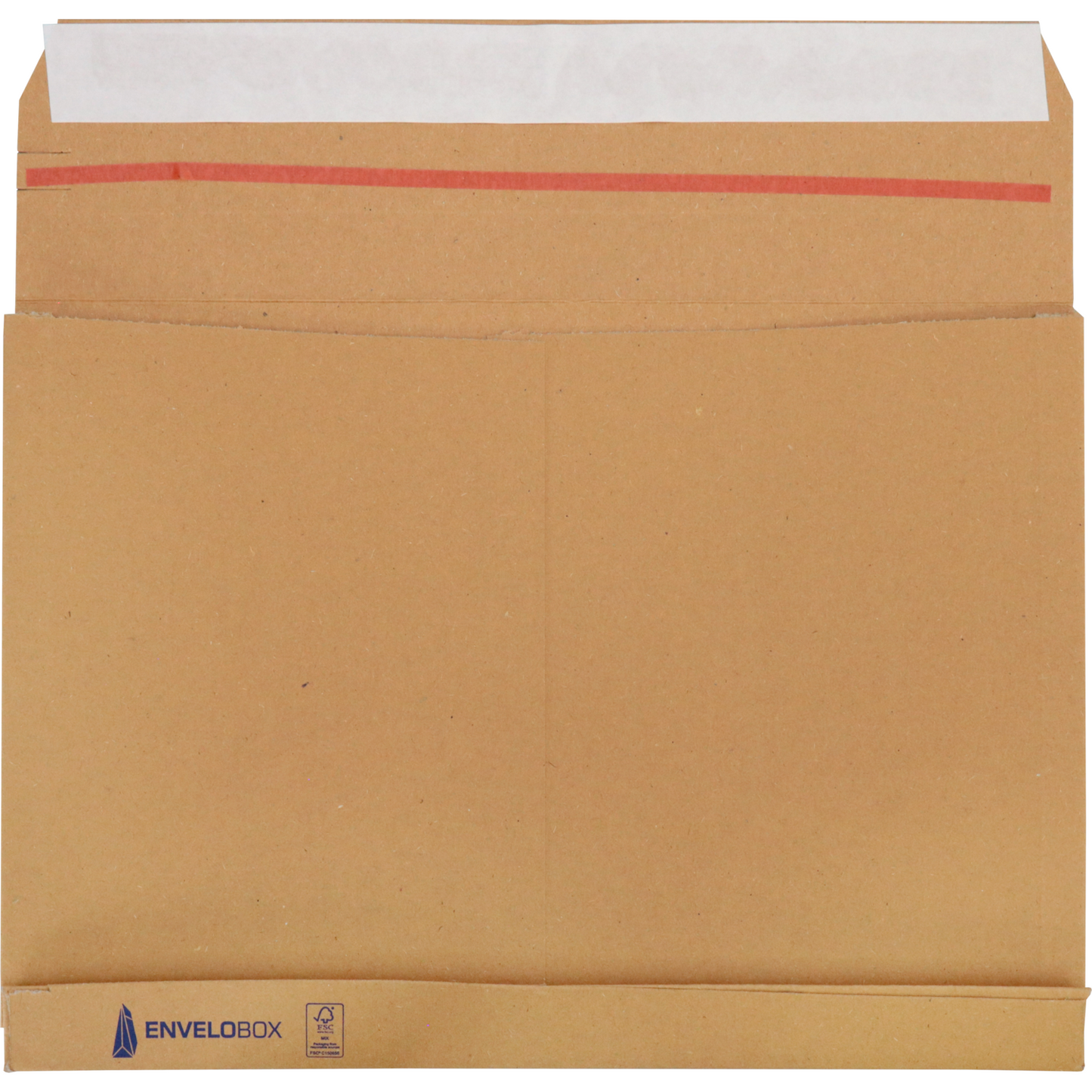 SendProof® - Umschlag | Umschlagbox | 350x250mm | Aufreißstreifen | Wellpappe | braun | 50 Stück